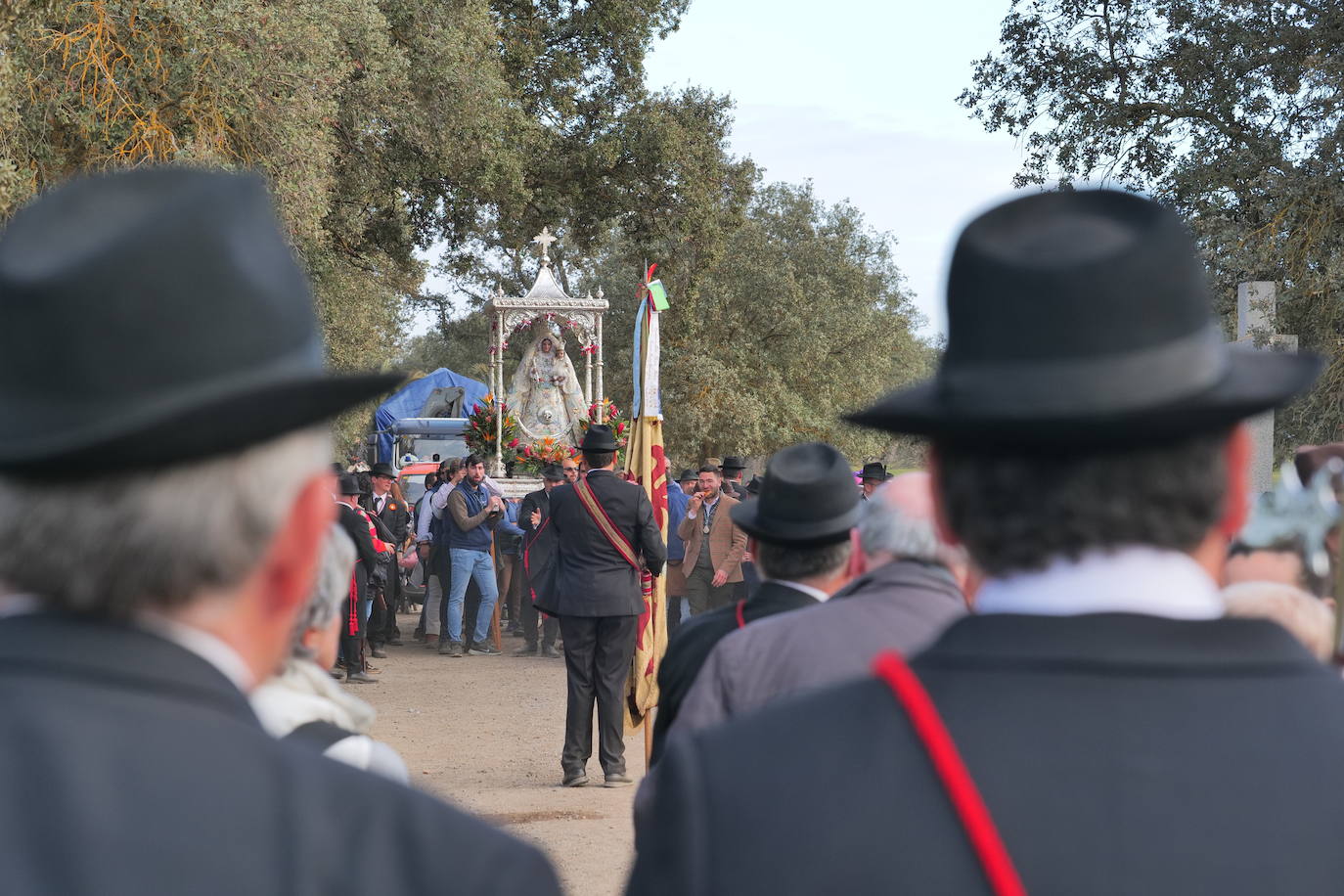 La llegada de la Virgen de Luna a Pozoblanco, en imágenes