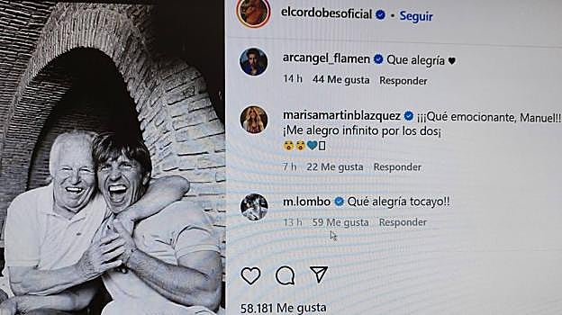 Captura de los mensajde de Arcángel y Manuel Lombo dirigidos a Manuel Díaz