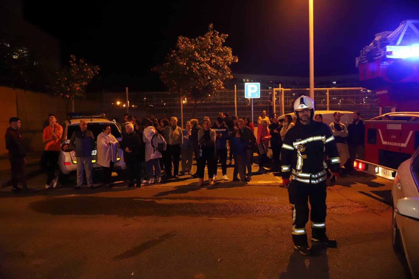 En imágenes, la tensión y el susto por la explosión en el Parque Figueroa