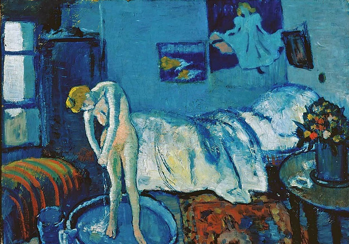 'La habitación azul'; Picasso, 1901