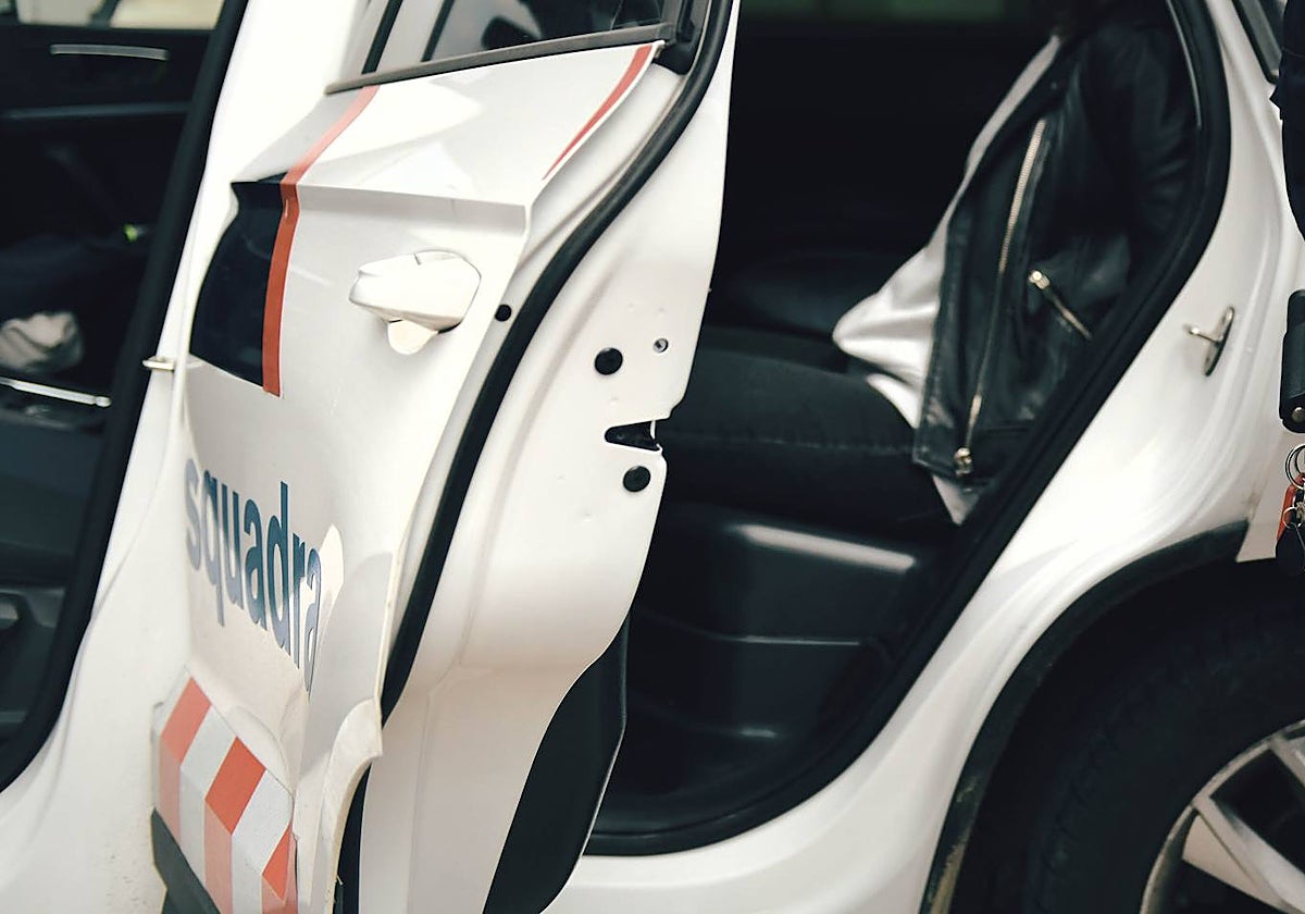 Un coche patrulla de la Policía catalana