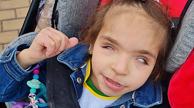 Marta, de paseo con su familia