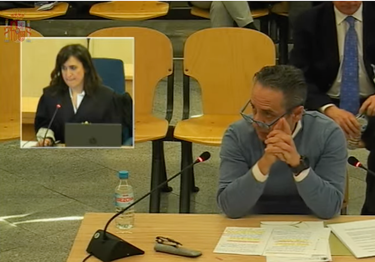Álvaro Pérez, en el juicio, contestando a preguntas de la fiscal de Anticorrupción Concepción Nicolás
