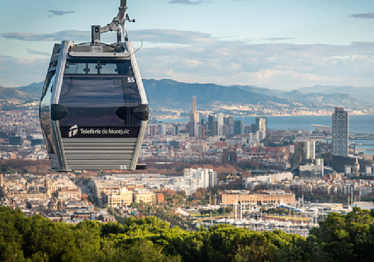 El funicular y teleférico de Montjuïc de Barcelona reabren después de tres semanas