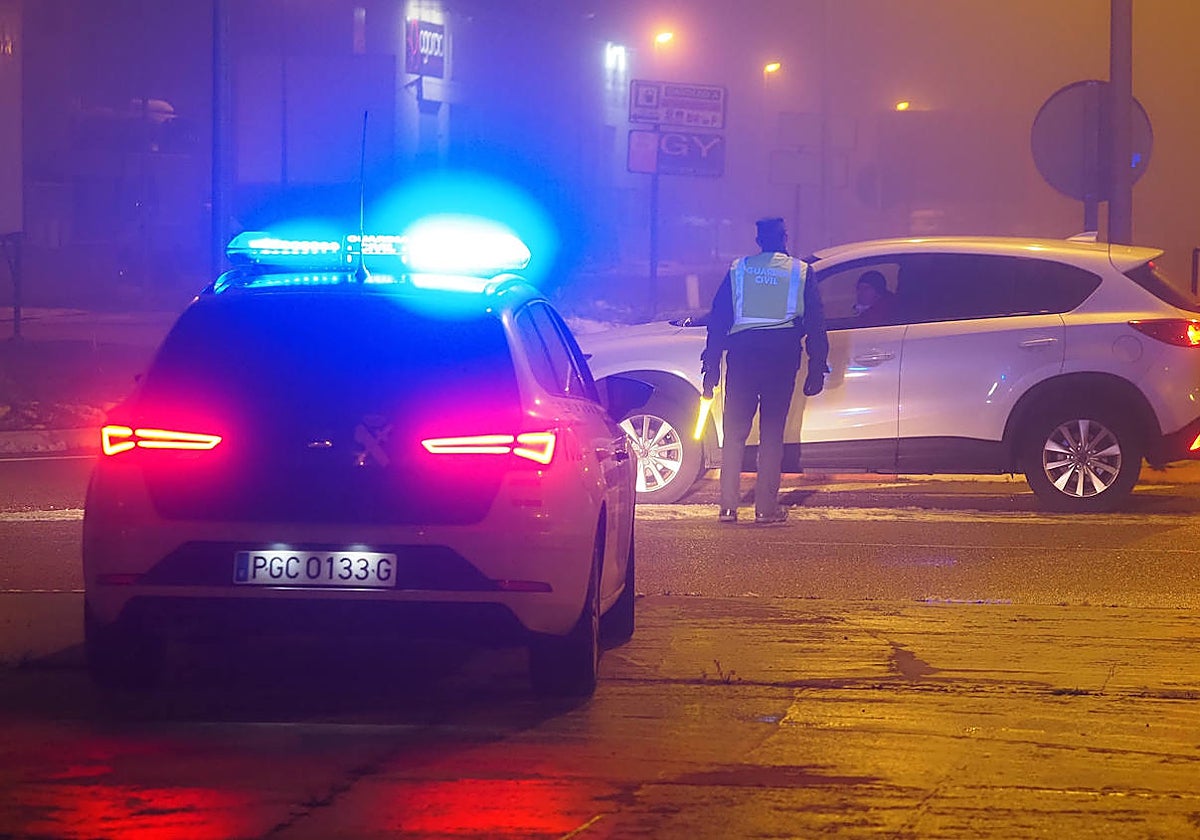 Control de tráfico en Santovenia, uno de los municipios que soportan más ruido por el tráfico