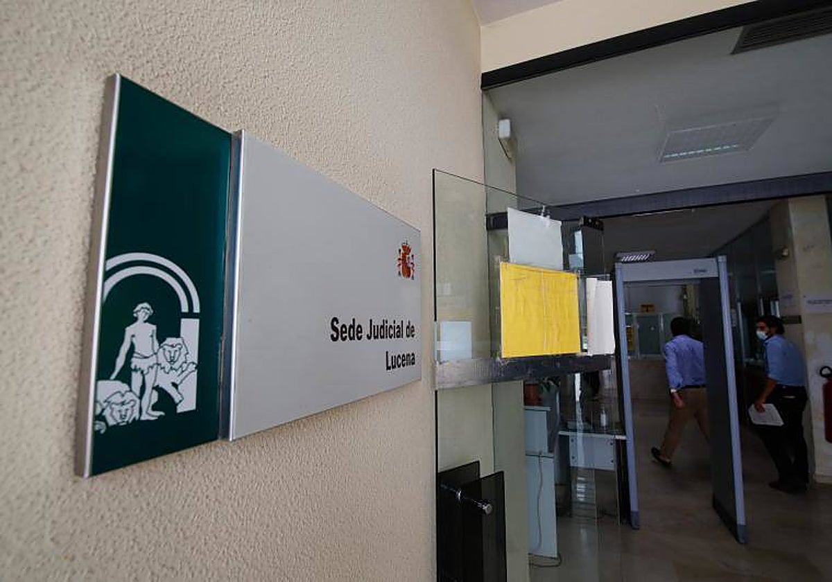 Sede judicial en Lucena (Córdoba) en una imagen de archivo