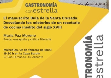 Mari Paz Moreno comparte sus investigaciones sobre un recetario de cocina inédito del siglo XVIII