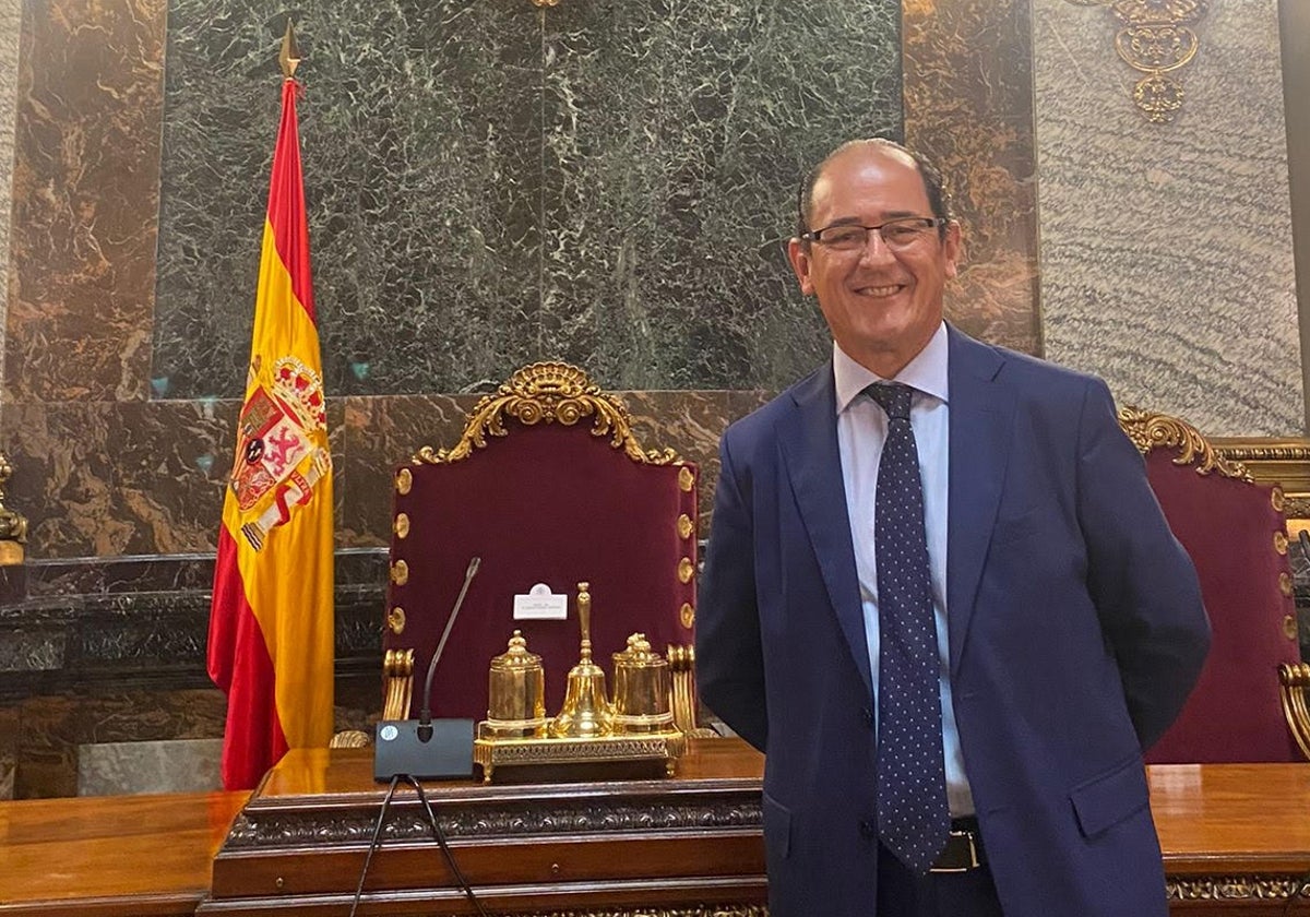 El presidente del Colegio Nacional de Letrados de la Administración de Justicia, Ernesto Casado