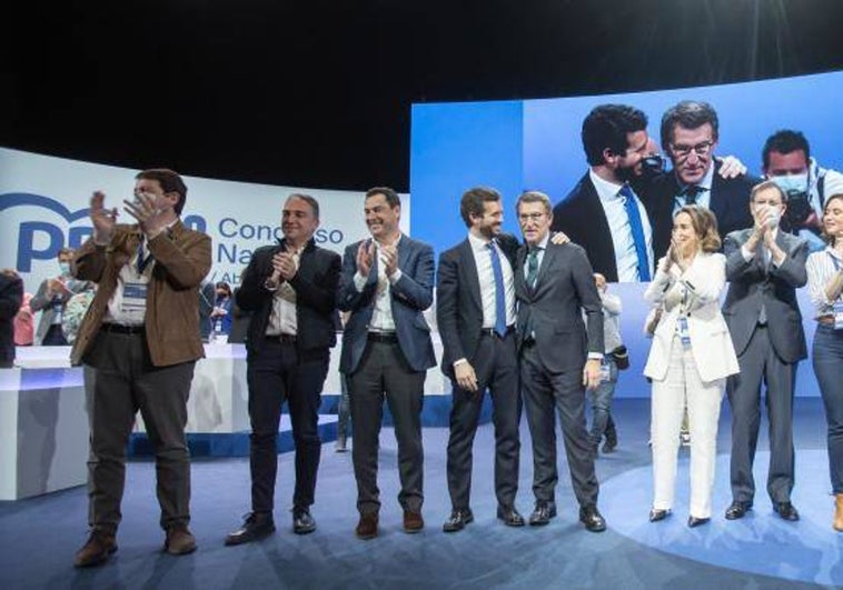 Feijóo y Casado almuerzan cerca del Senado al cumplirse un año de la crisis interna del PP