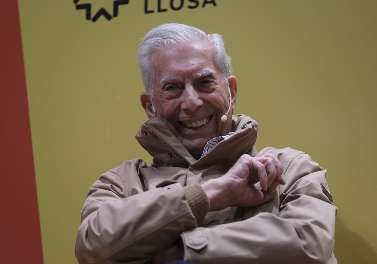 Mario Vargas Llosa, este miércoles en Málaga