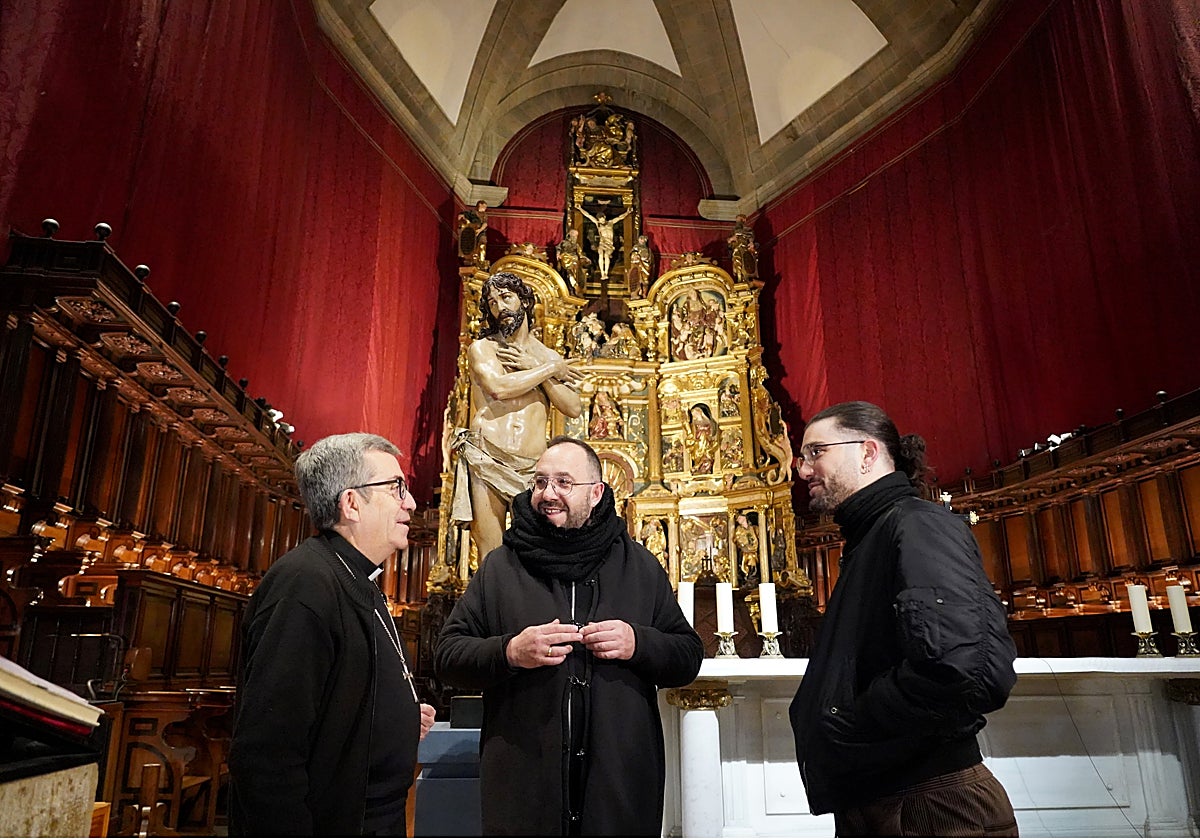 Luis Argüello, Toño Casado y Adrián Salzedo