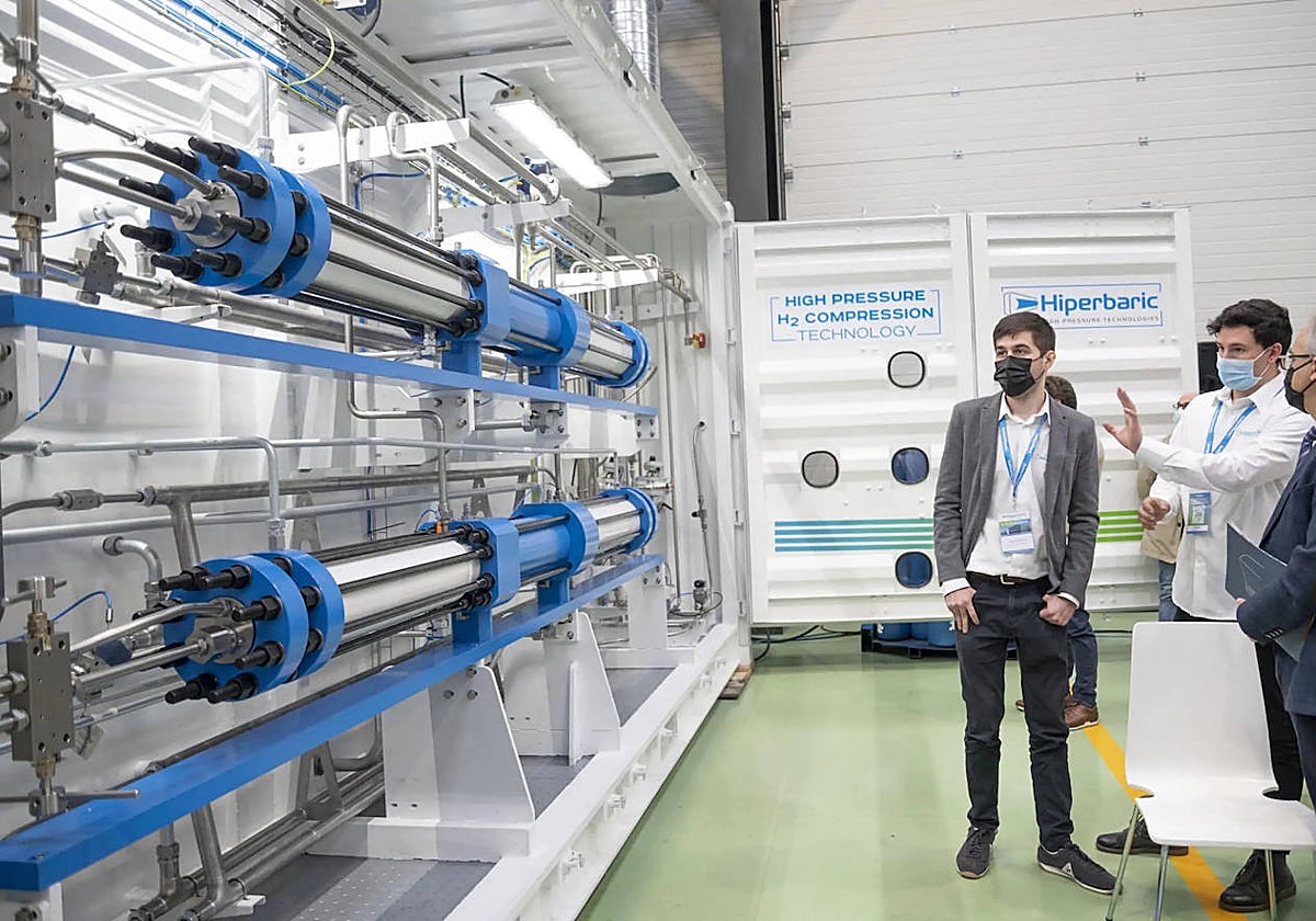 Instalaciones de Hiperbaric, en la provincia de Burgos