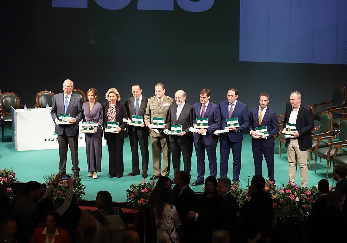 Los galardonados con las Banderas de Andalucía en Córdoba