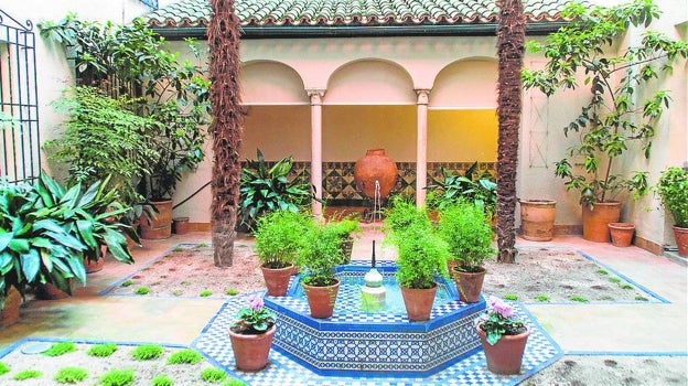 El patio andaluz que Sorolla instaló en su casa