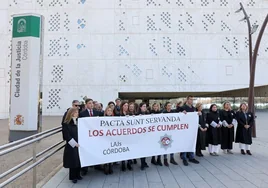 La huelga de los letrados de la Administración de Justicia deja ya 2.550 actos judiciales suspendidos en Córdoba
