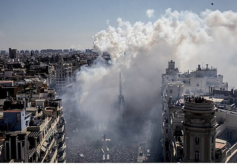 ABC emite en directo la mascletà de las Fallas 2023