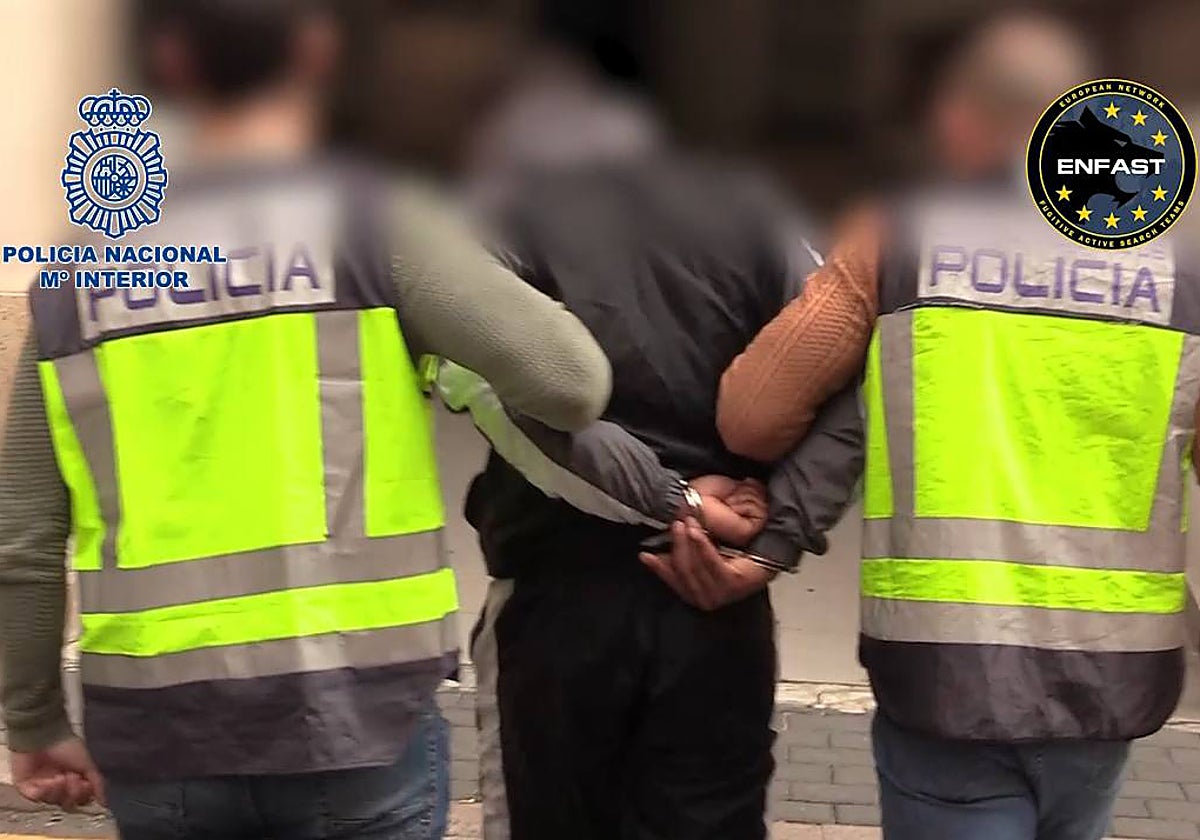 Momento de la detención