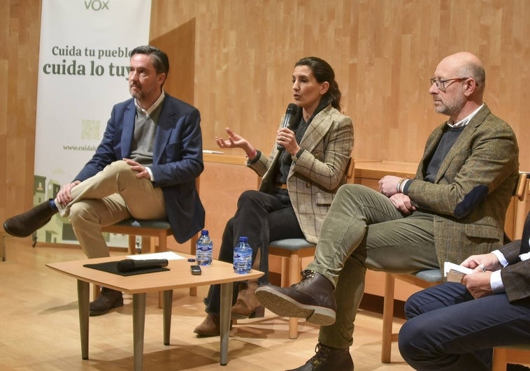 Rocío Monasterio asegura en Soria que tanto ella como «muchas mujeres» están «hartas del 8M»