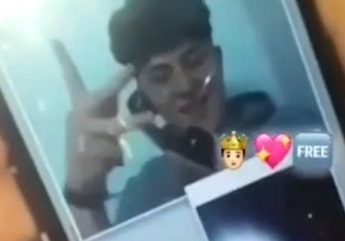 Bárcena, en el vídeo difundido