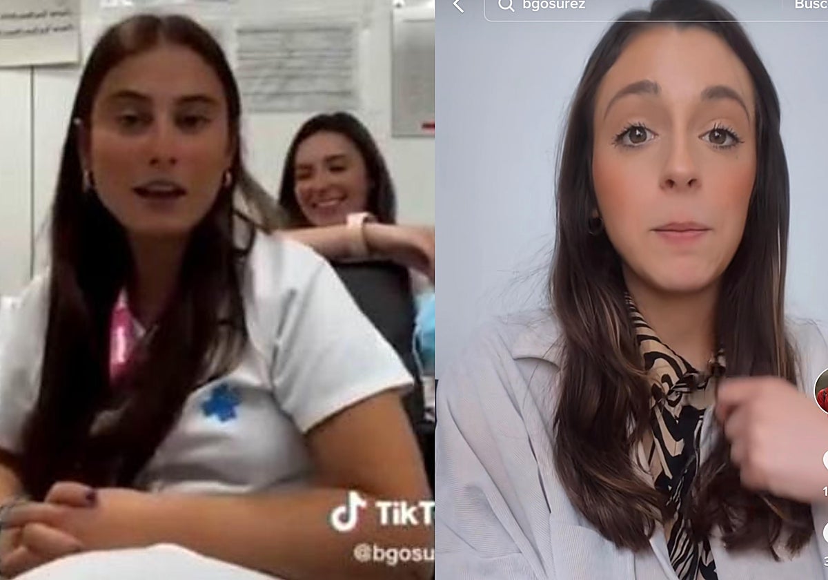 Imagen de las dos enfermeras que explicaron sus opiniones sobre la idoneidad del catalán para trabajar en la sanidad pública