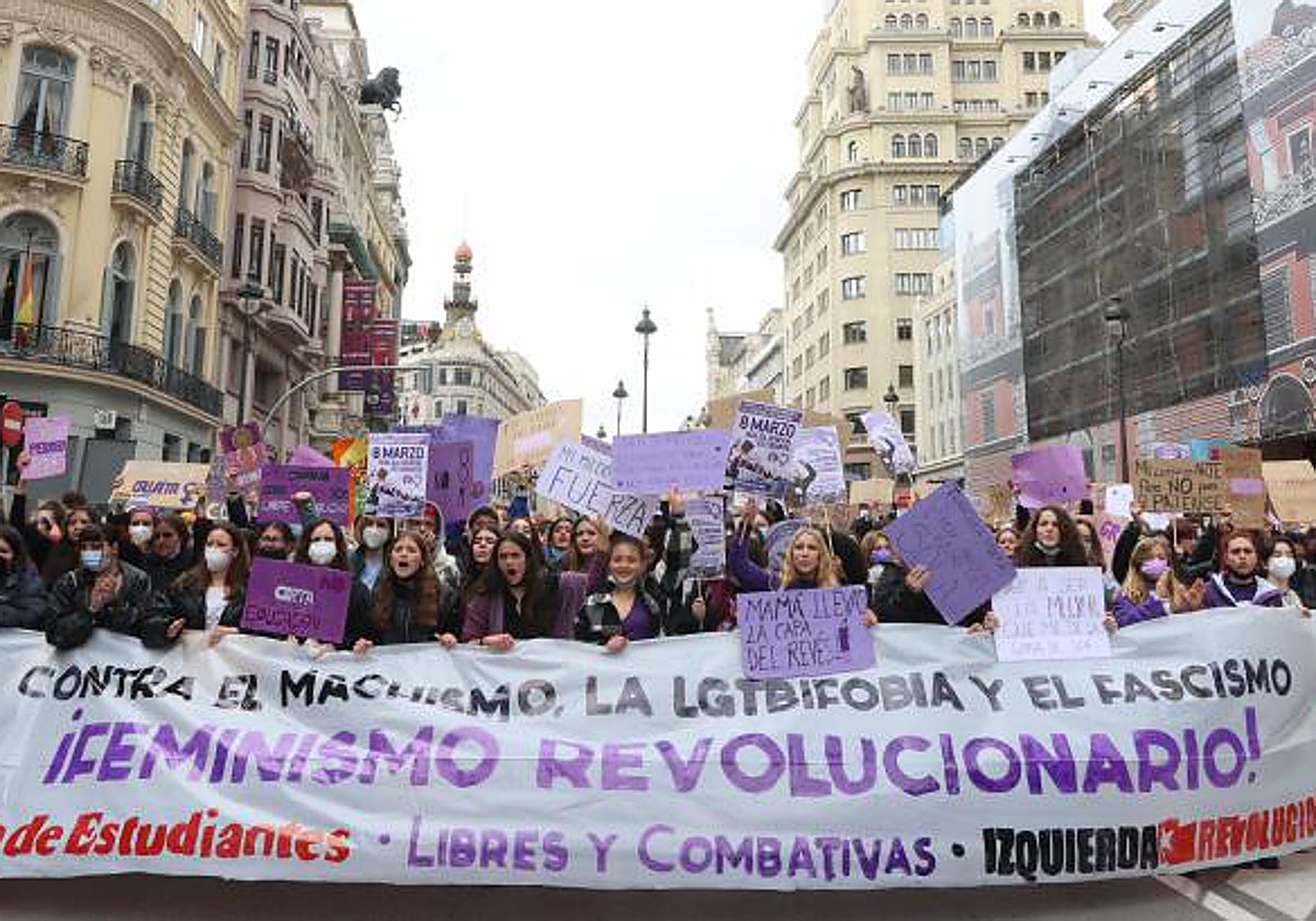 Manifestación en Madrid por el 8-M: horarios y recorridos de las marchas