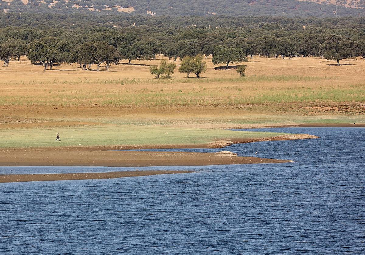Imagen del pantano de Sierra Boyera