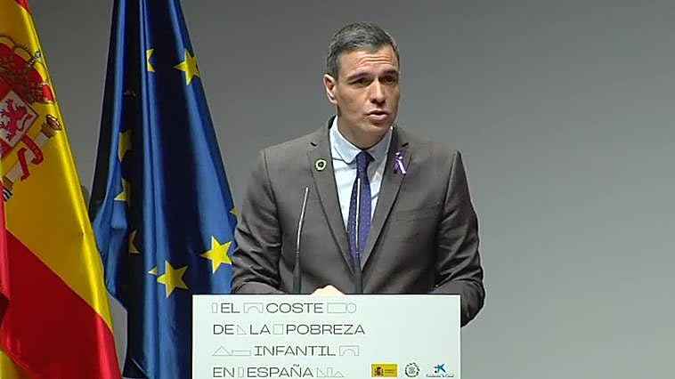 Sánchez sobre la pobreza infantil: "No aceptamos que la única alternativa sea esperar a que el mercado por sí solo repare esta infamia"