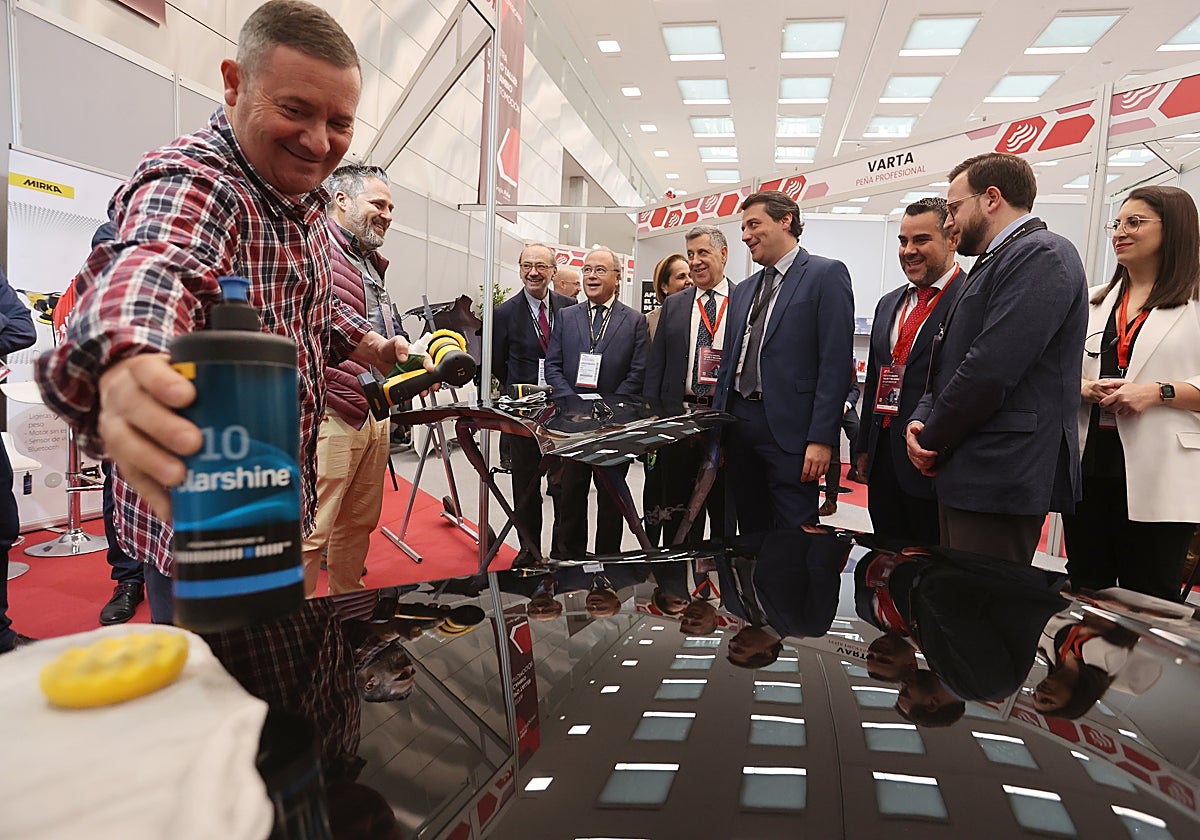 Un momento de la inauguración de la feria sectorial