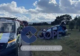 Accidente Córdoba | Una mujer muerta y dos heridos tras un choque frontal en Alcaracejos
