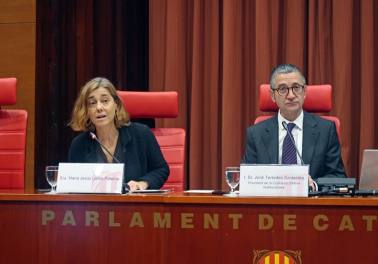 El Parlament con los votos del PSC, ERC y Junts elige  a Larios como miembro del Consejo de Garantías