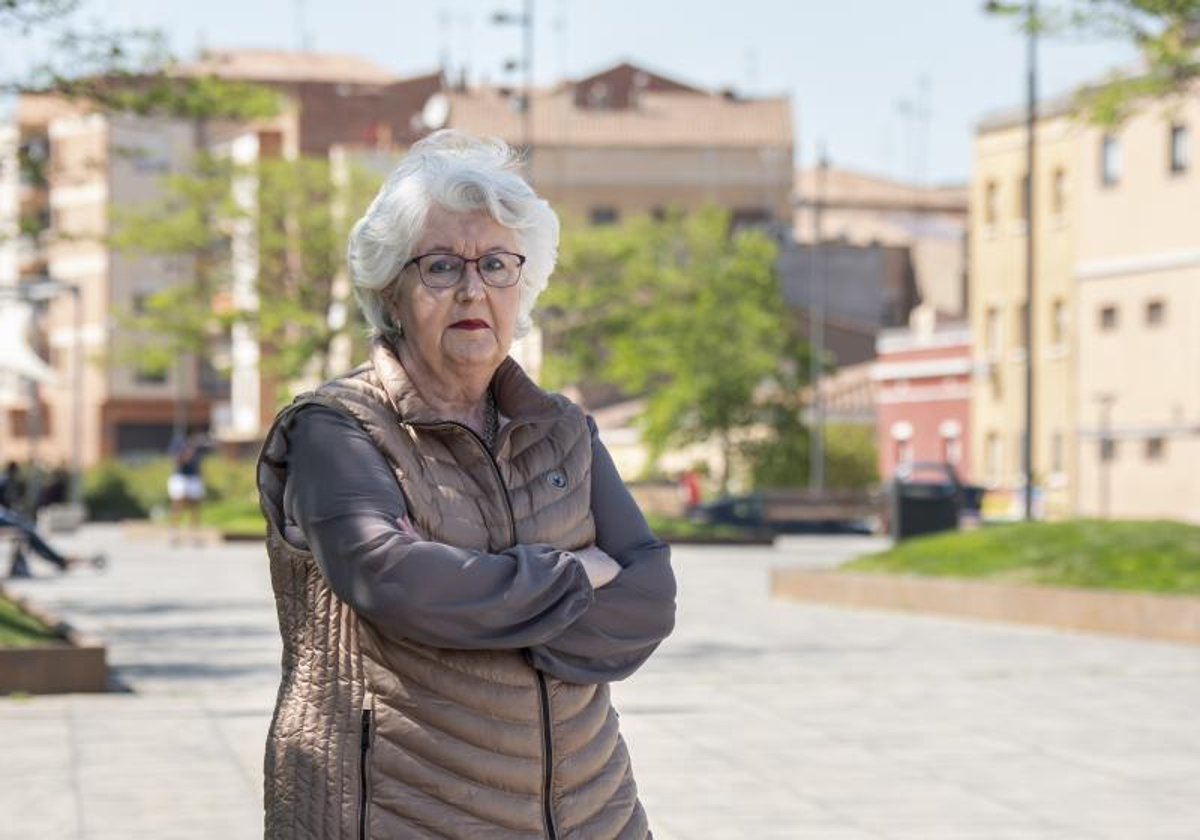 Teresa Freixes, catedrática de Derecho constitucional, en Lérida, su ciudad natal, en una imagen de 2021