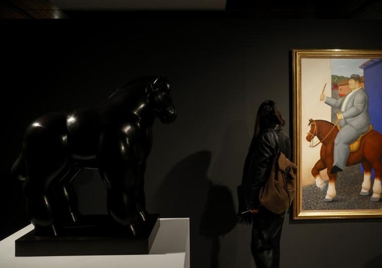 El arte de Fernando Botero «aflora» en su primera retrospectiva en Valencia