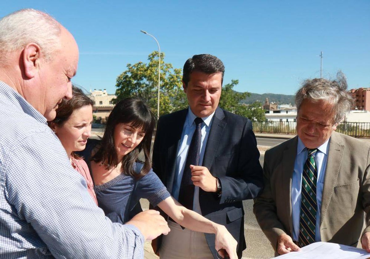 José María Bellido y Salvador Fuentes, durante una reunión del proyecto