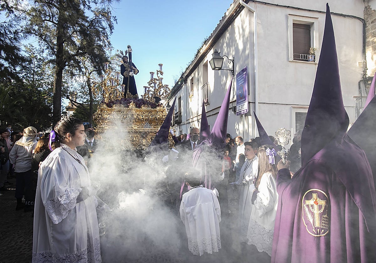 Procesión de Jesús del Calvario por la Magdalena, el Miércoles Santo de 2022