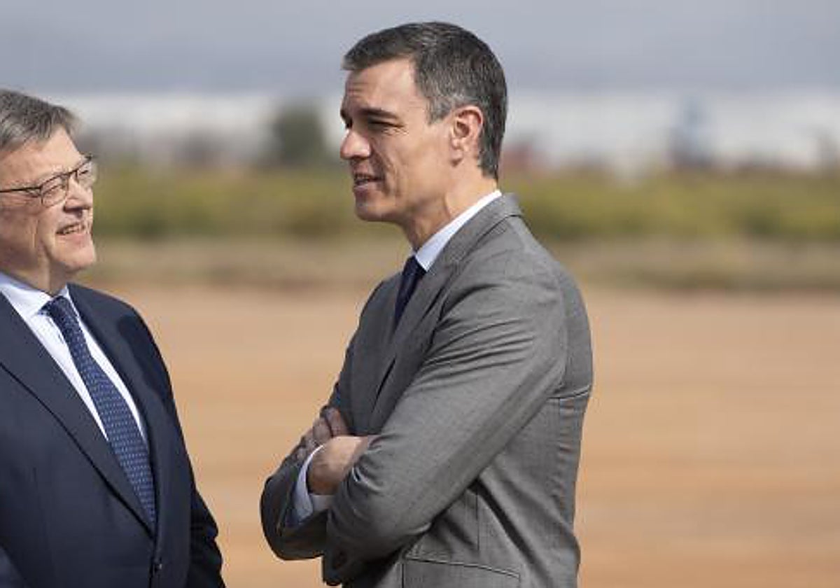 Sánchez ayer en Sagunto (Valencia)
