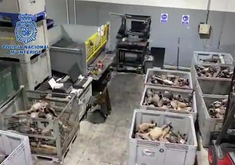 Golpe al robo y exportación de catalizadores: detenidas 29 personas y esclarecidos 501 hechos delictivos