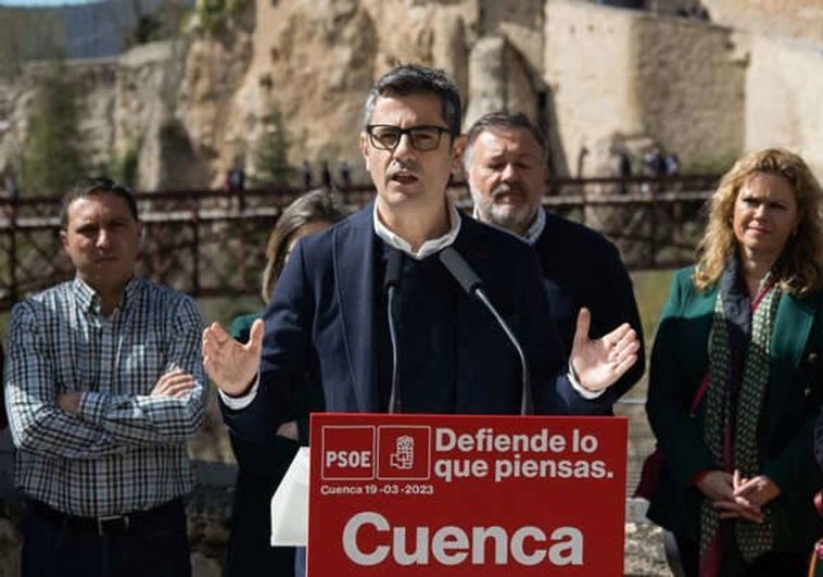 Bolaños afirma que a Cuenca «le va bien si Pedro Sánchez está en la Moncloa»