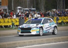 Jan Solans sube a lo más alto del podio en el Rallye Sierra Morena 2023