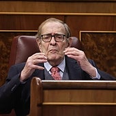 Tamames contra el tiempo y otros momentos estelares de su moción contra Sánchez