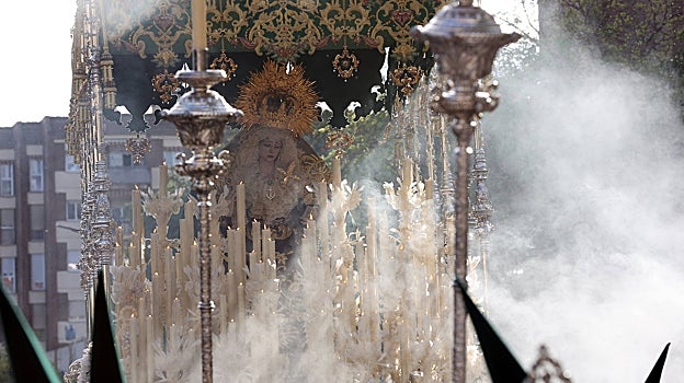 María Santísima de la Esperanza del Valle, en su paso de palio