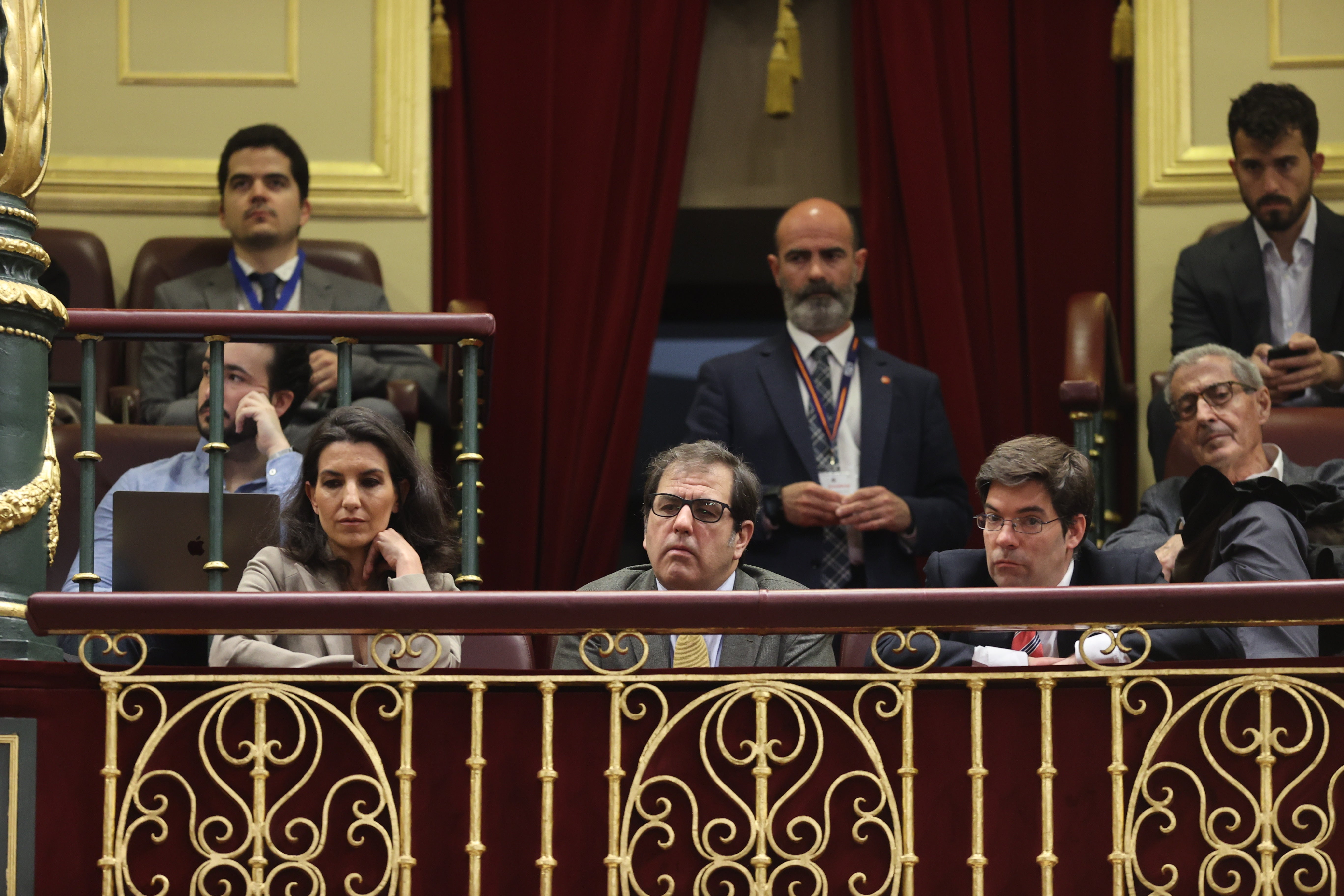 Rocío Monasterio, en la tribuna del Congreso de los Diputados