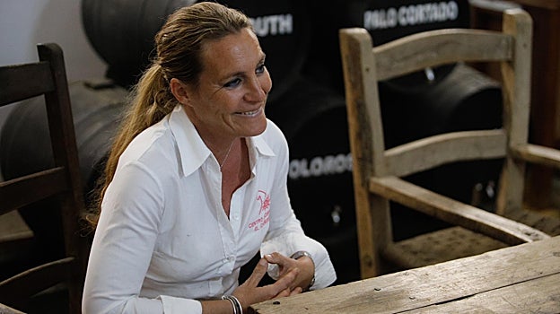 La empresaria y bióloga, durante su conversación con ABC