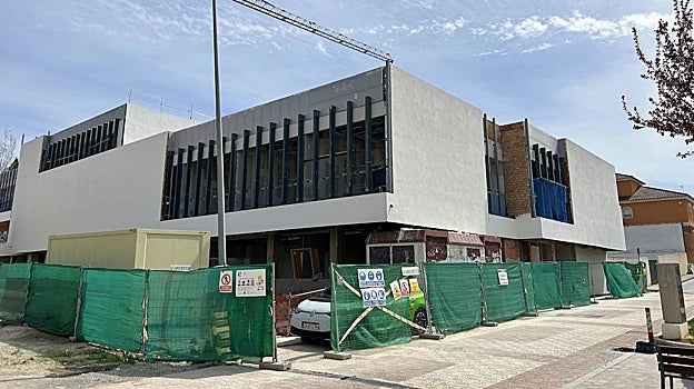 Módulos del nuevo edificio judicial en obras en Lucena