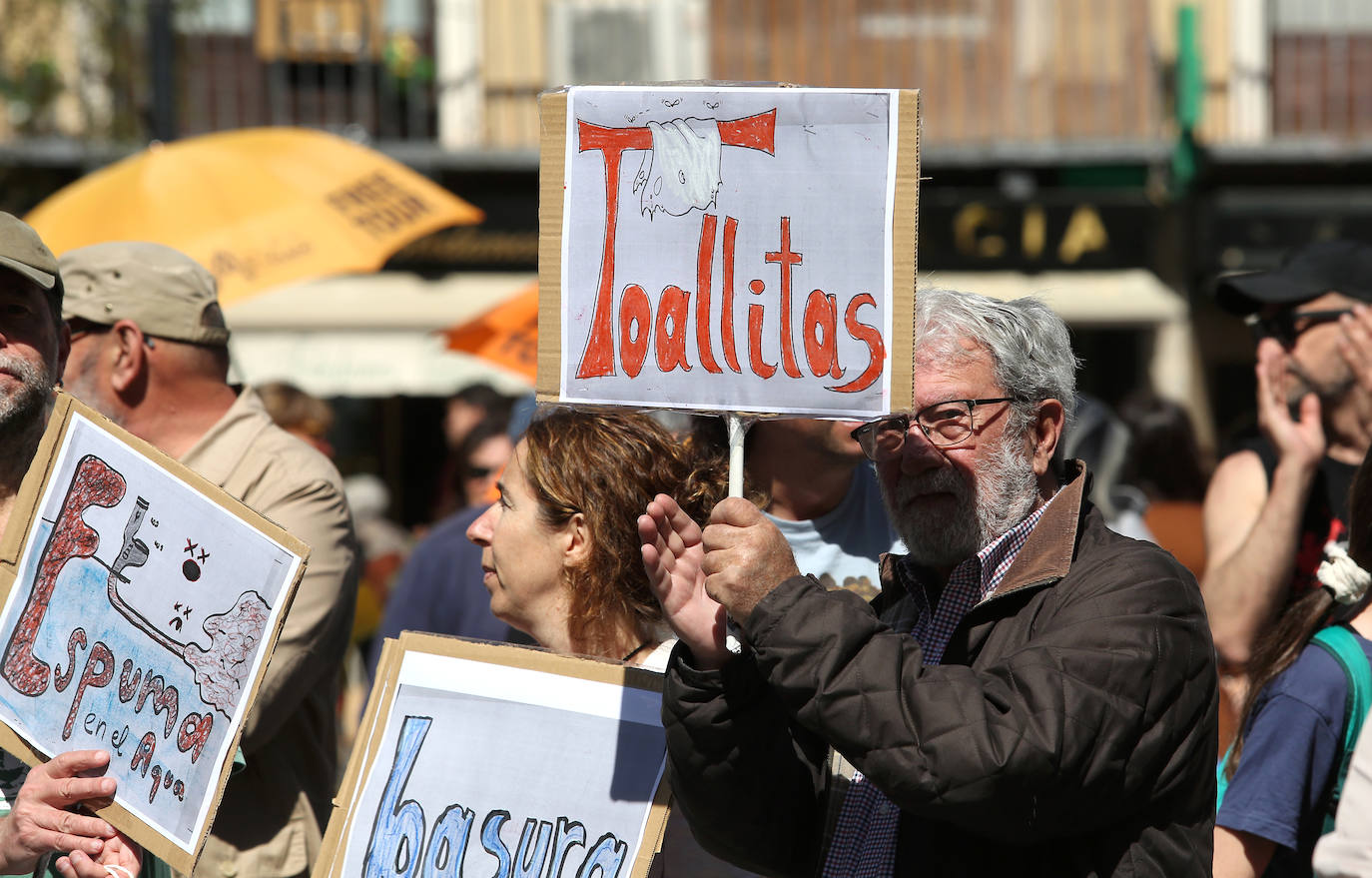 El éxito de la manifestación de Toledo en defensa del Tajo, en imágenes
