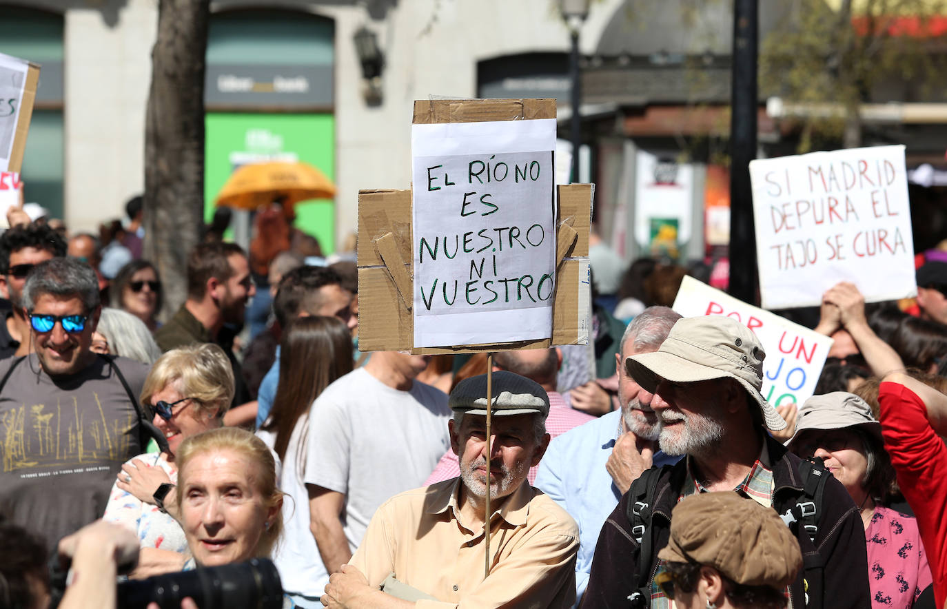 El éxito de la manifestación de Toledo en defensa del Tajo, en imágenes