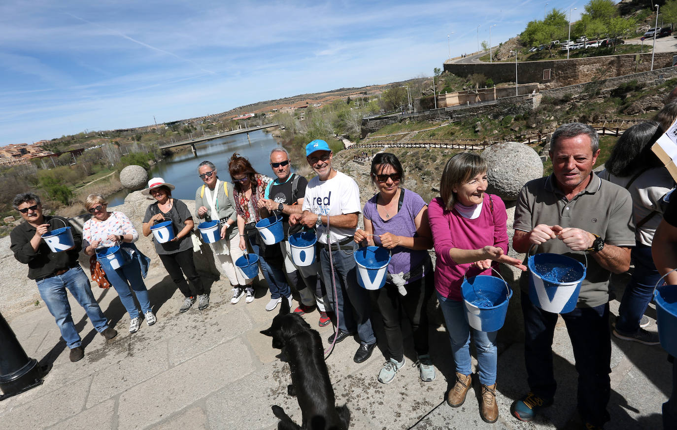El éxito de la manifestación de Toledo en defensa del Tajo, en imágenes