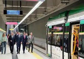 El metro llega al fin al corazón de Málaga: «Es un día muy especial, para enmarcar»