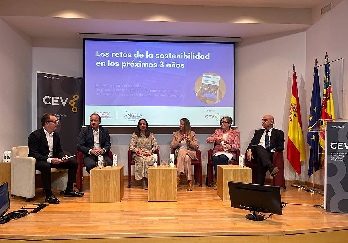Imagen de la presentación del estudio en Valencia