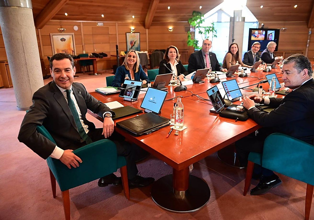 Imagen del Consejo de Gobierno celebrado este martes en Sierra Nevada