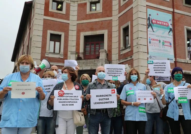 La sanidad vasca irá a la huelga diez días antes de las elecciones de mayo